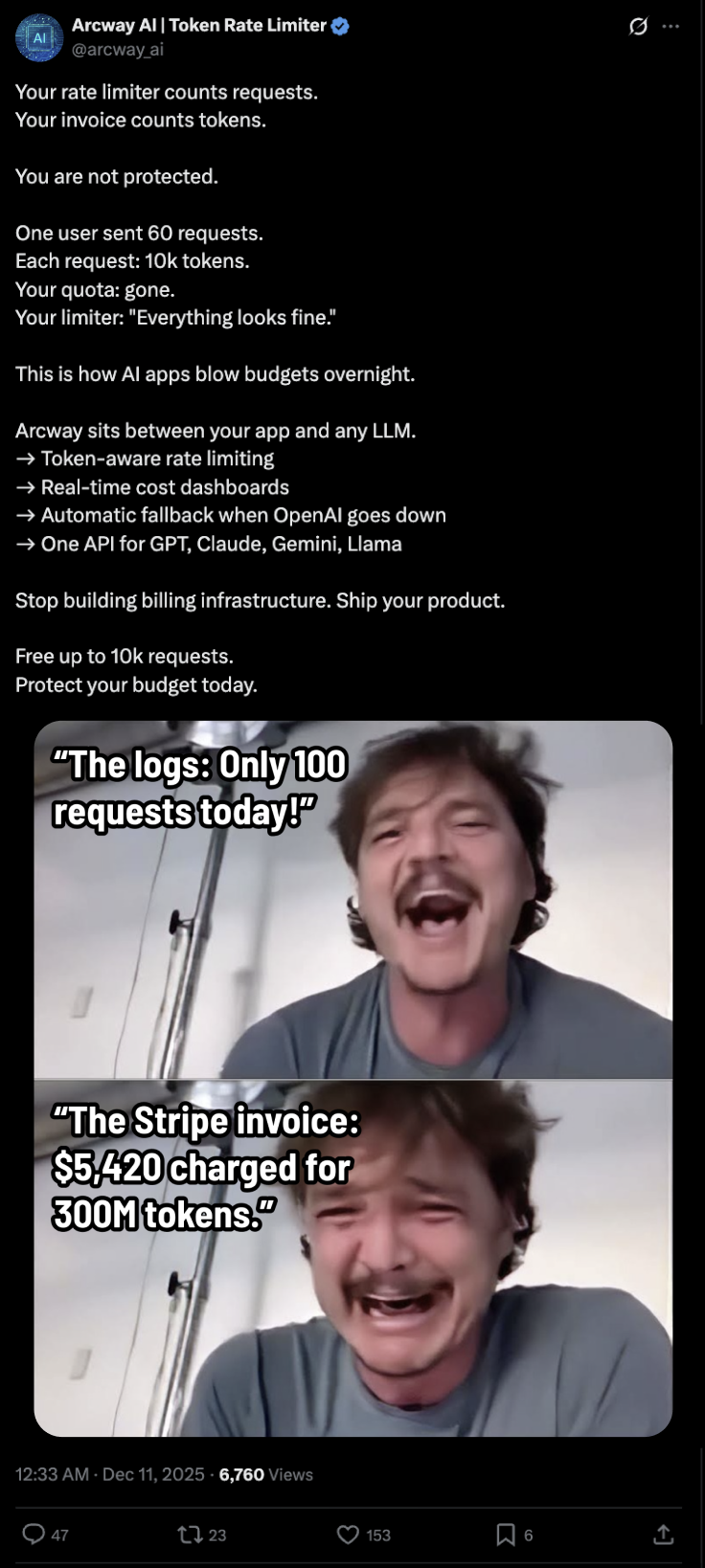 Example of high-converting pinned post